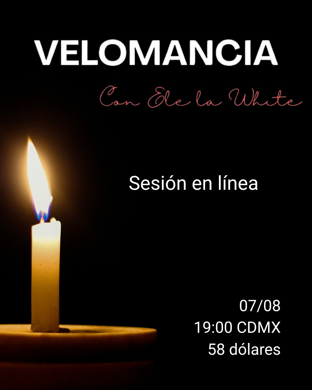 Agosto 07 - Sesión Velomancia.